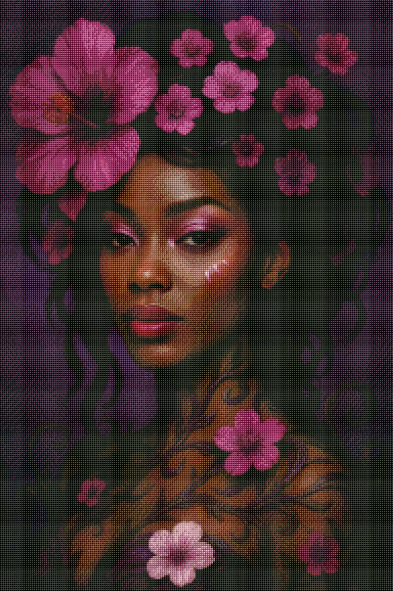 Empress of the Hibiscus Veil by Stellar Designz