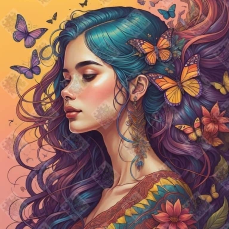 Butterfly Maiden by Jennifer Opie