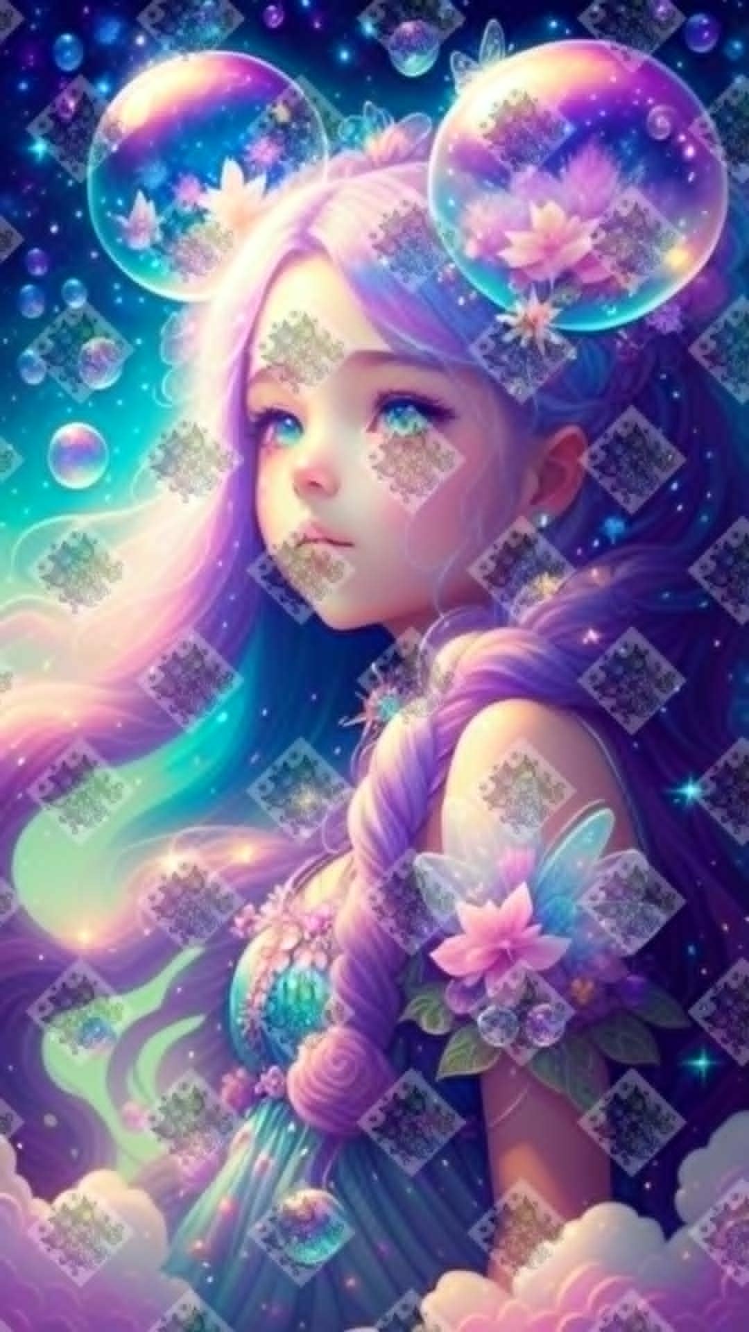 Lavender Bubbles By Jennifer Opie