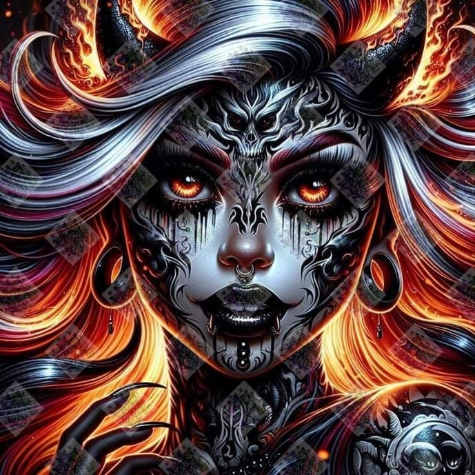 Exotic Lady Flames by Taza Creations
