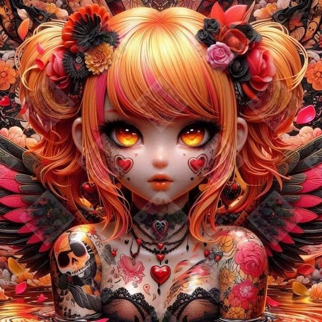 Fall Goth Fairy by Taza Creations (Last Chance! Retiring Beauties On Sale Now)
