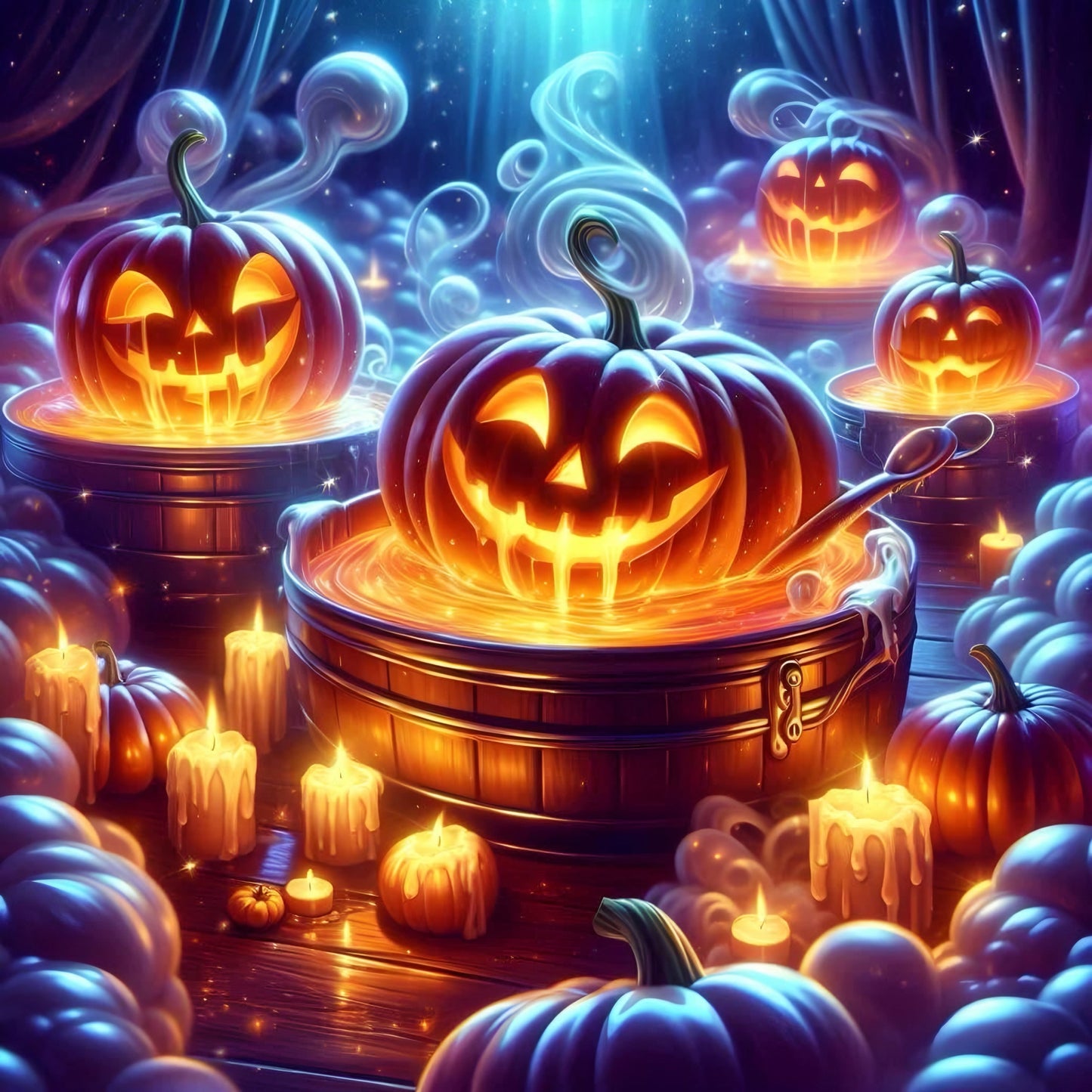 Dipping Pumpkins by Stellar Designz (Last Chance! Retiring Beauties On Sale Now)