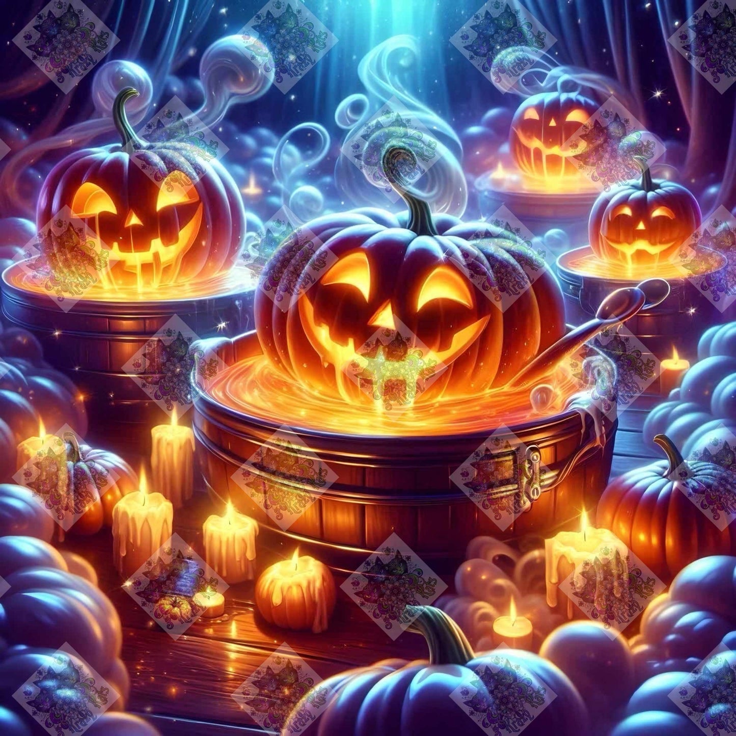 Dipping Pumpkins by Stellar Designz (Last Chance! Retiring Beauties On Sale Now)