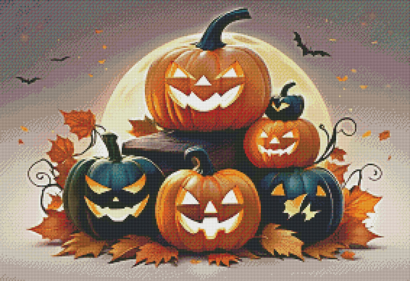 Fall Pumpkins by Cindy Emery (Last Chance! Retiring Beauties On Sale Now)