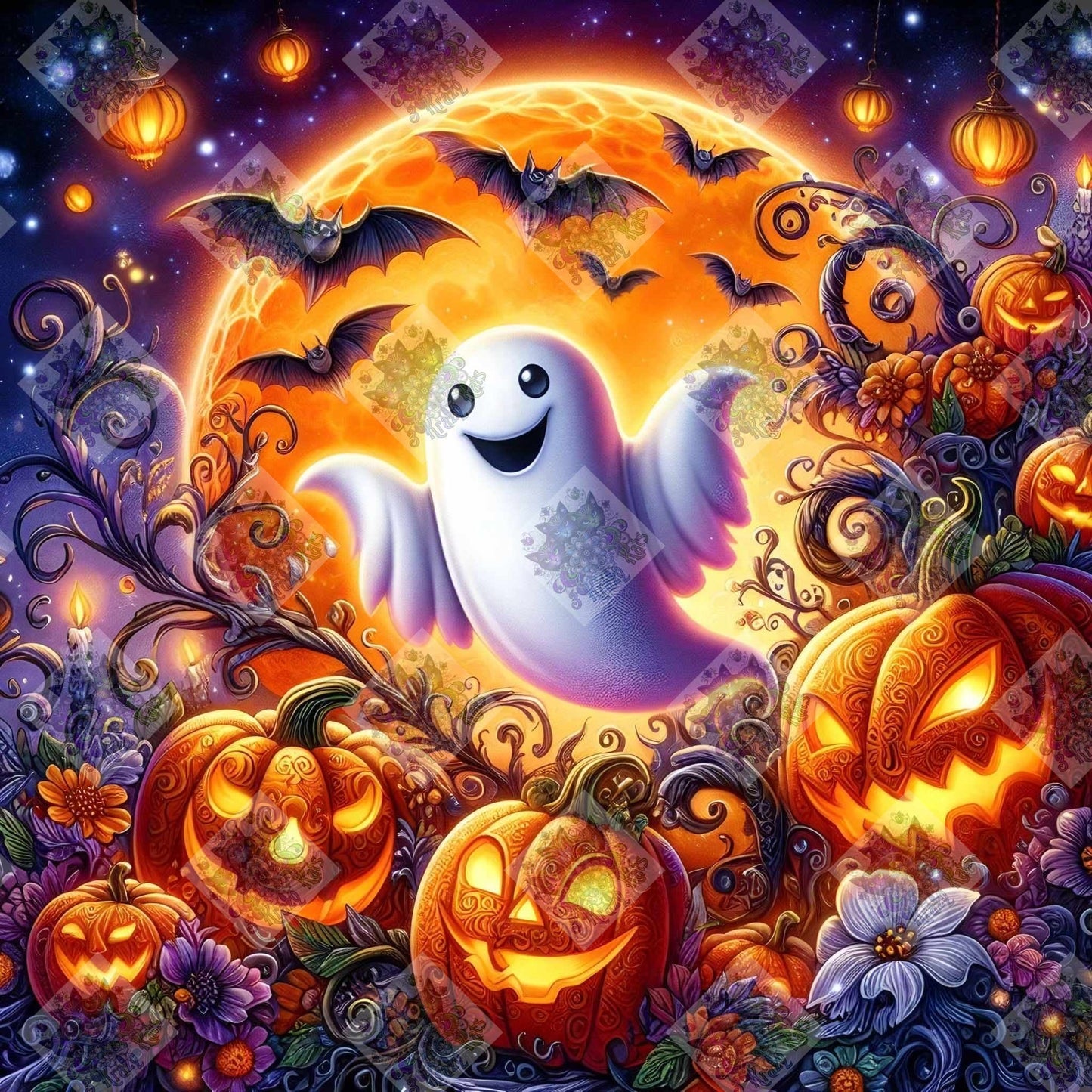 Happy Ghost by Theresa Raymer (Last Chance! Retiring Beauties On Sale Now)