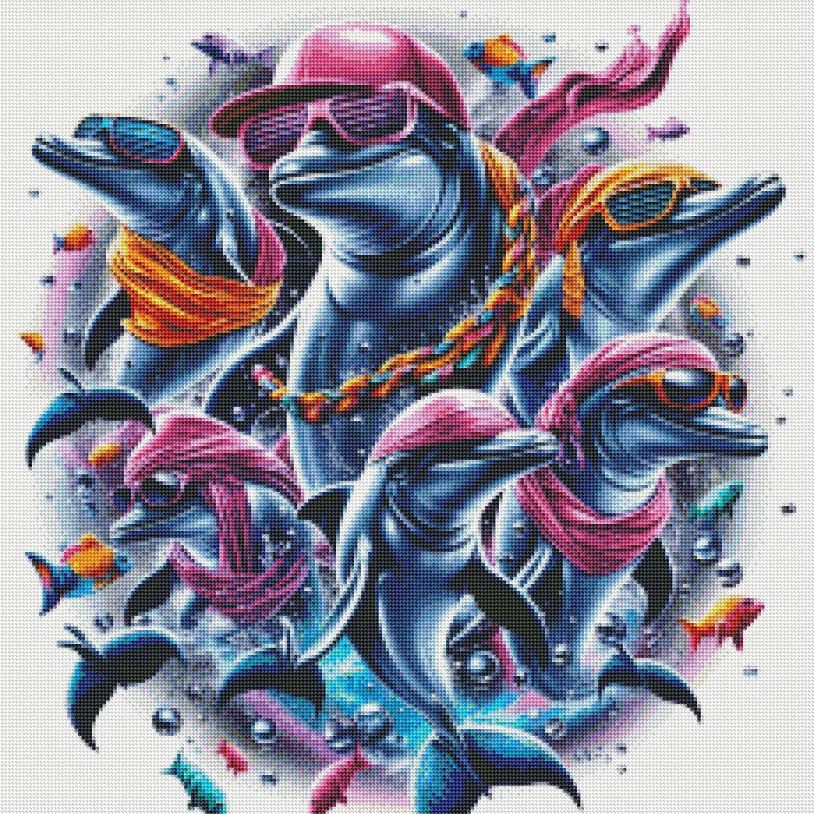 The Dolphin Party by Stellar Designz