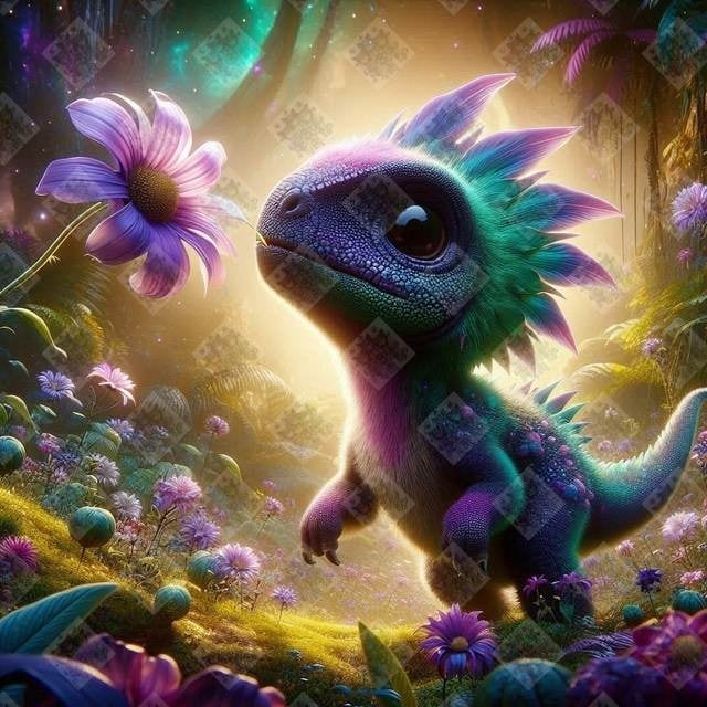 Curious Dino by Taza Creations