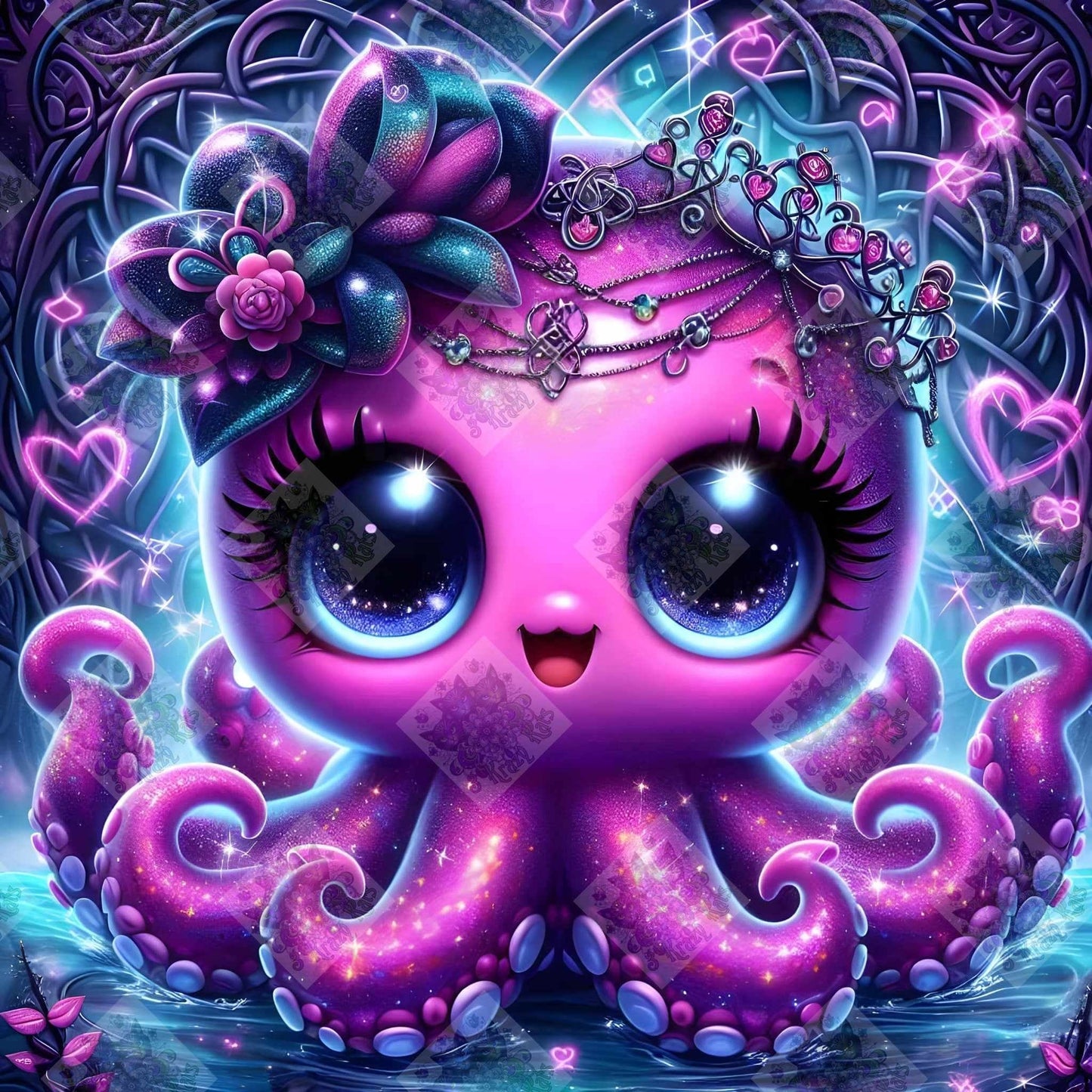 Pretty Octopus by Taza Creations