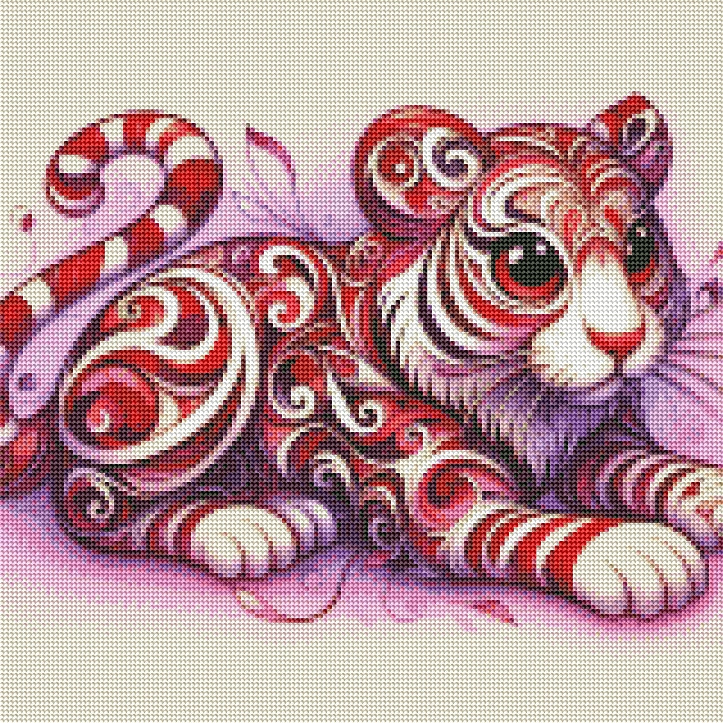 Tiger In Red by Cindy Emery