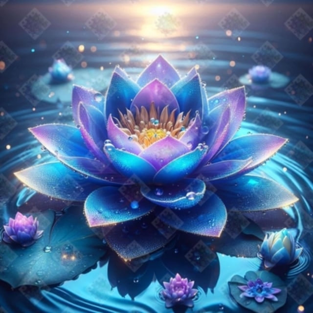 Peace Of The Lotus Flower by Stellar Designz