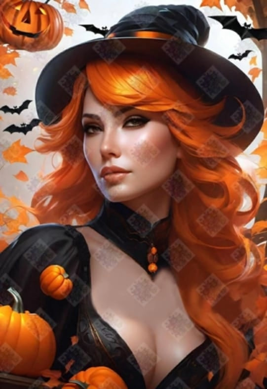 Pumpkin Patch Witch by Cindy Emery (Last Chance! Retiring Beauties On Sale Now)