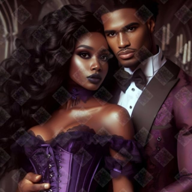 The Distinguished Couple by M.E. Divine Arts