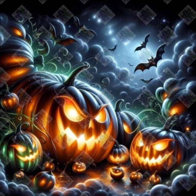 Spooky Pumpkin Patch by Stellar Designz (Last Chance! Retiring Beauties On Sale Now)