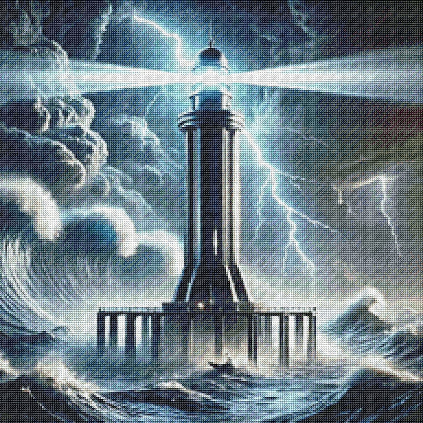 Beacon In Rough Seas by Stellar Designz