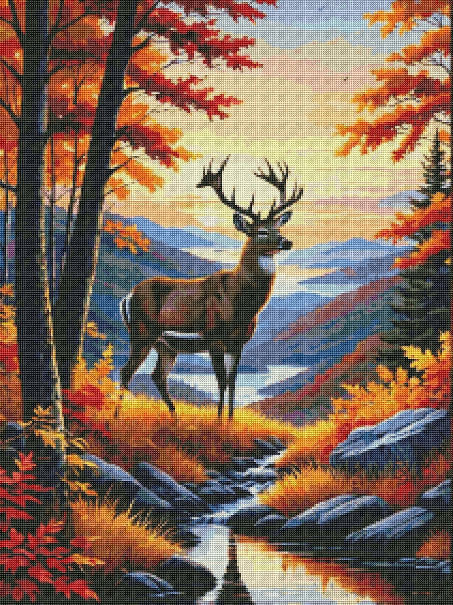 Fall Whitetail Stag by Theresa Raymer