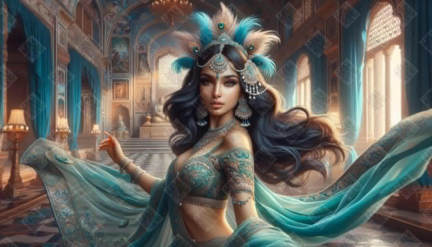 Tribal Belly Dancer by Taza Creations