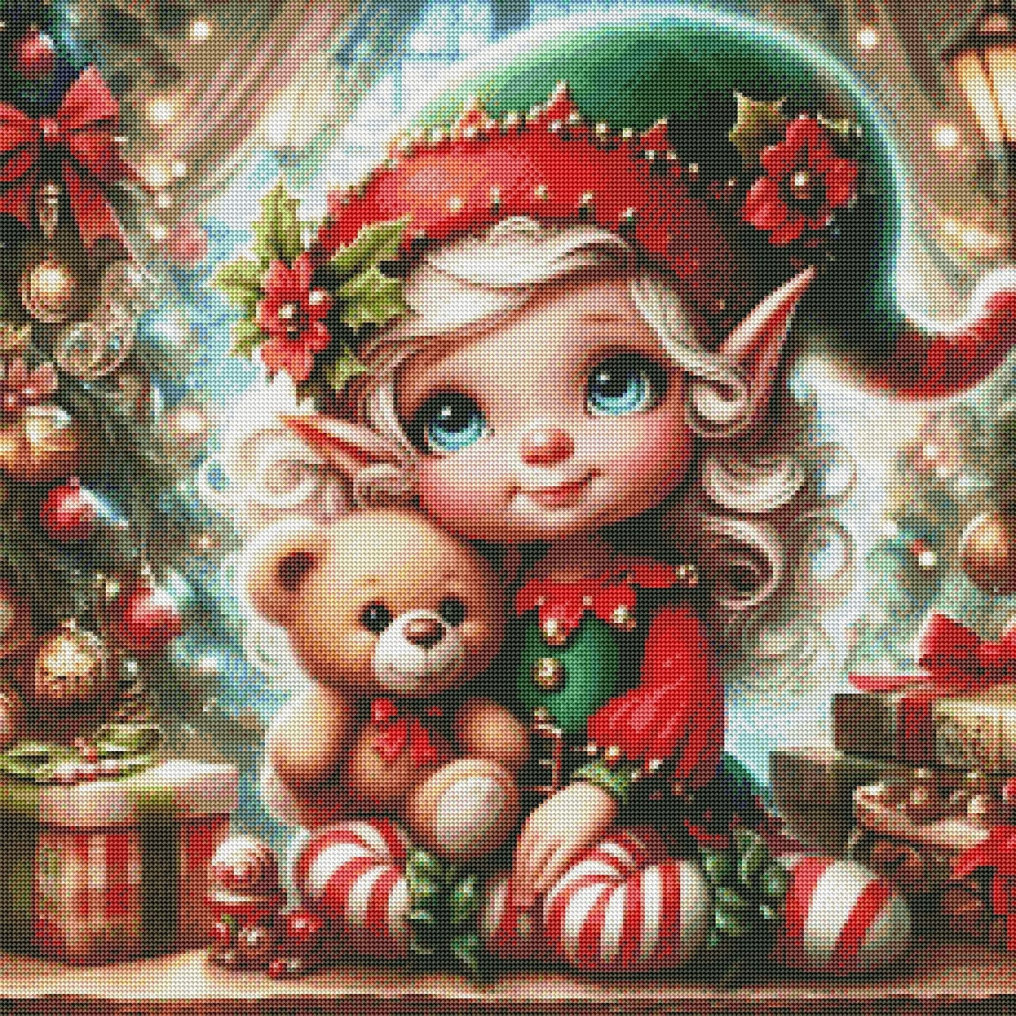 An Elf Needs Cuddles Too by Theresa Raymer