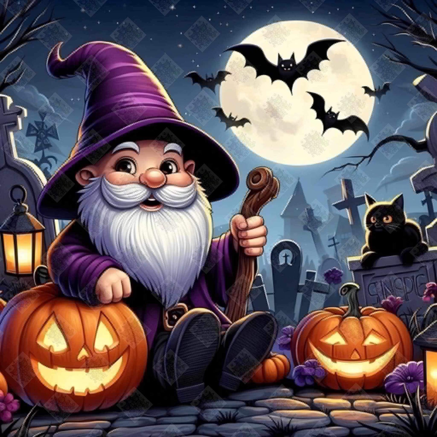 Halloween Gnome by M.E. Divine Arts (Last Chance! Retiring Beauties On Sale Now)