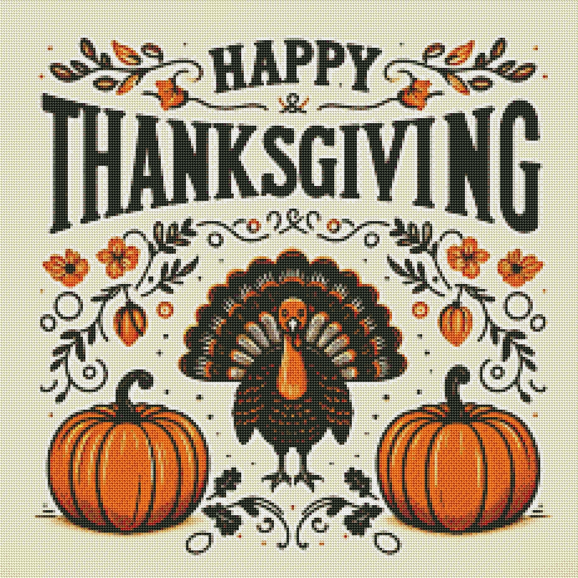 Happy Thanksgiving by Turtle Designz (Last Chance! Retiring Beauties On Sale Now)