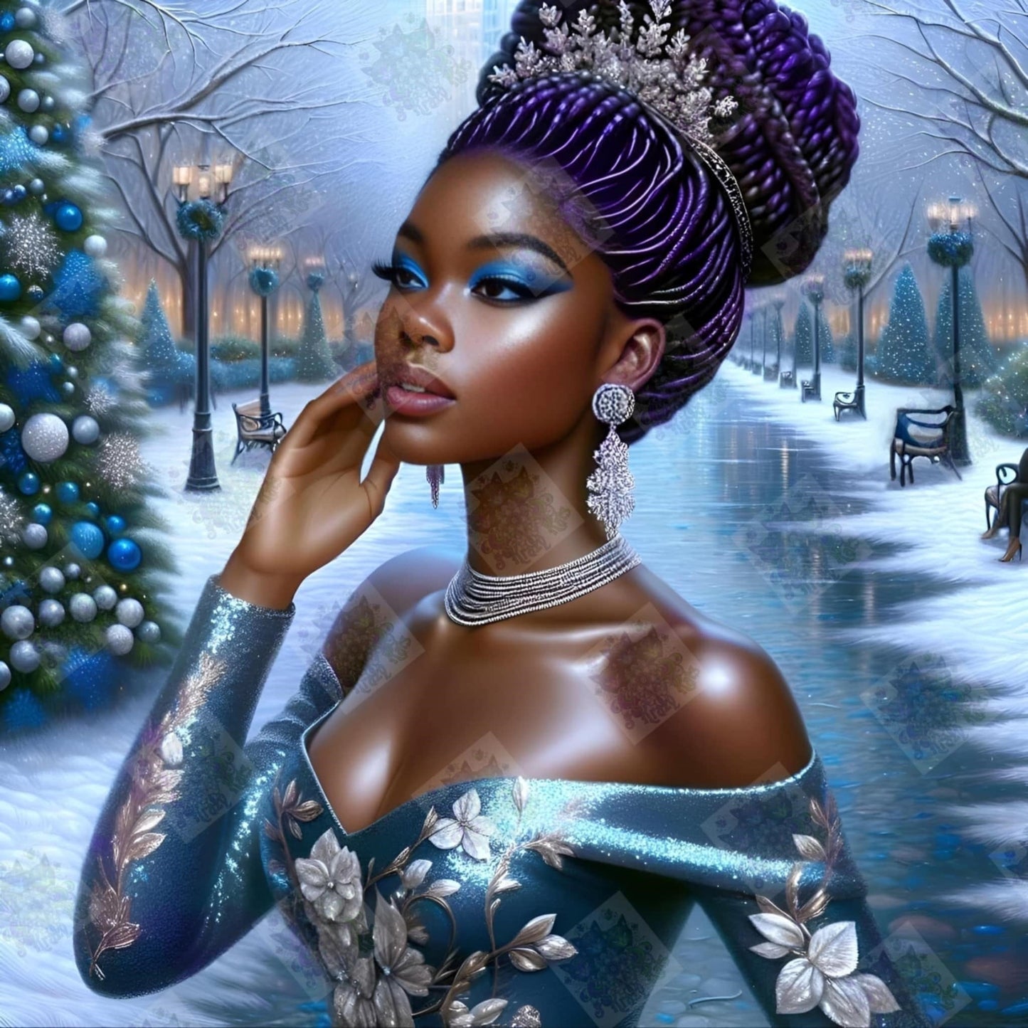 Ice Blue Princess by Cindy Emery