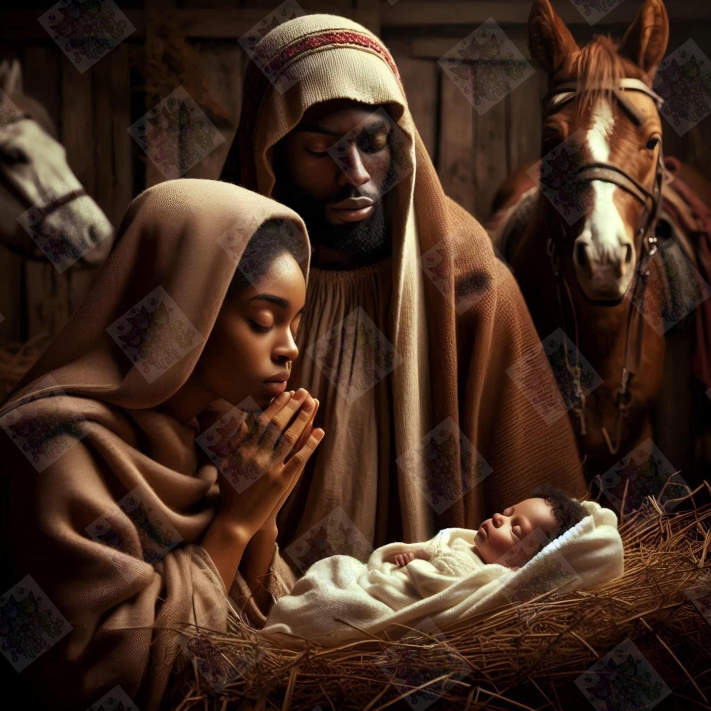 New Life In A Manger by Turtle Designz