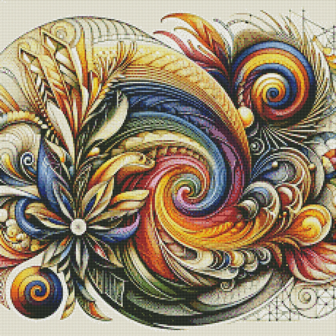 Swirls Of Rainbows by Cindy Emery