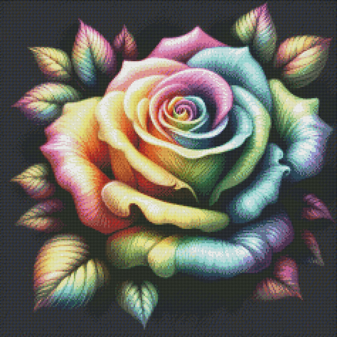 Metallic Pastel Rose by Turtle Designz