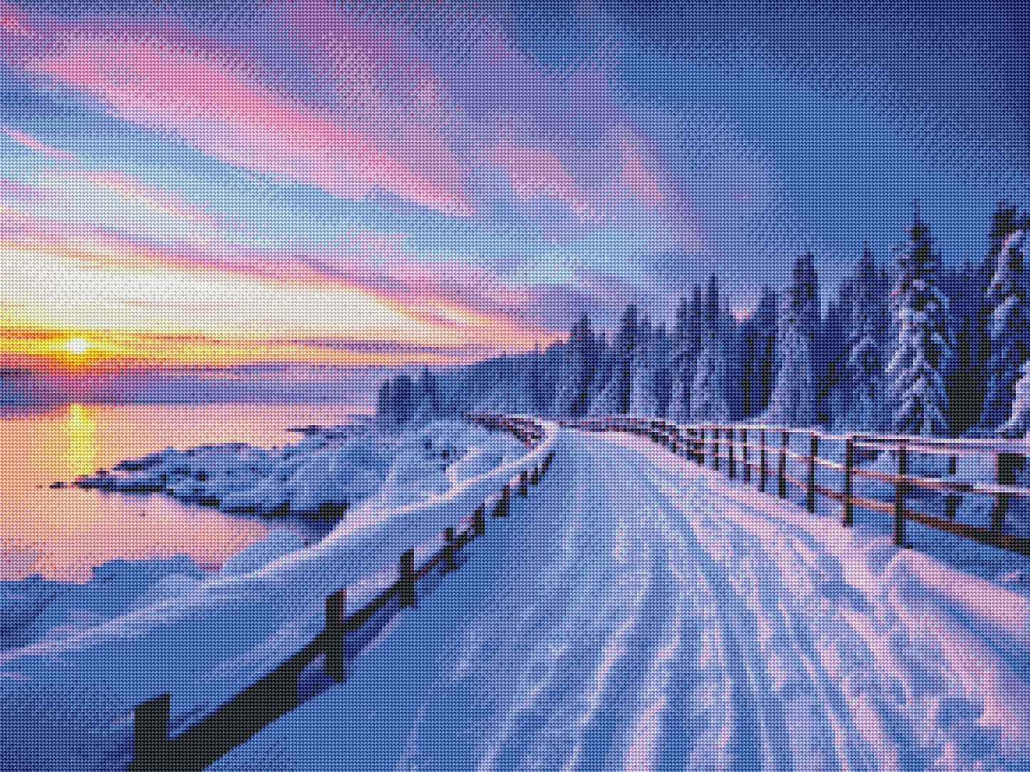 Winter Sunrise On The Water by Theresa Raymer