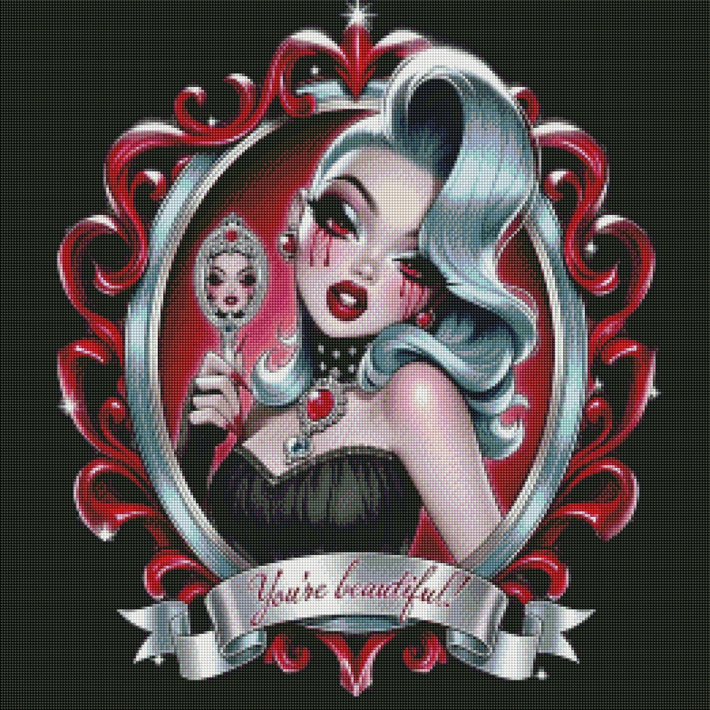 Mirror of Crimson Vanity by Taza Creations