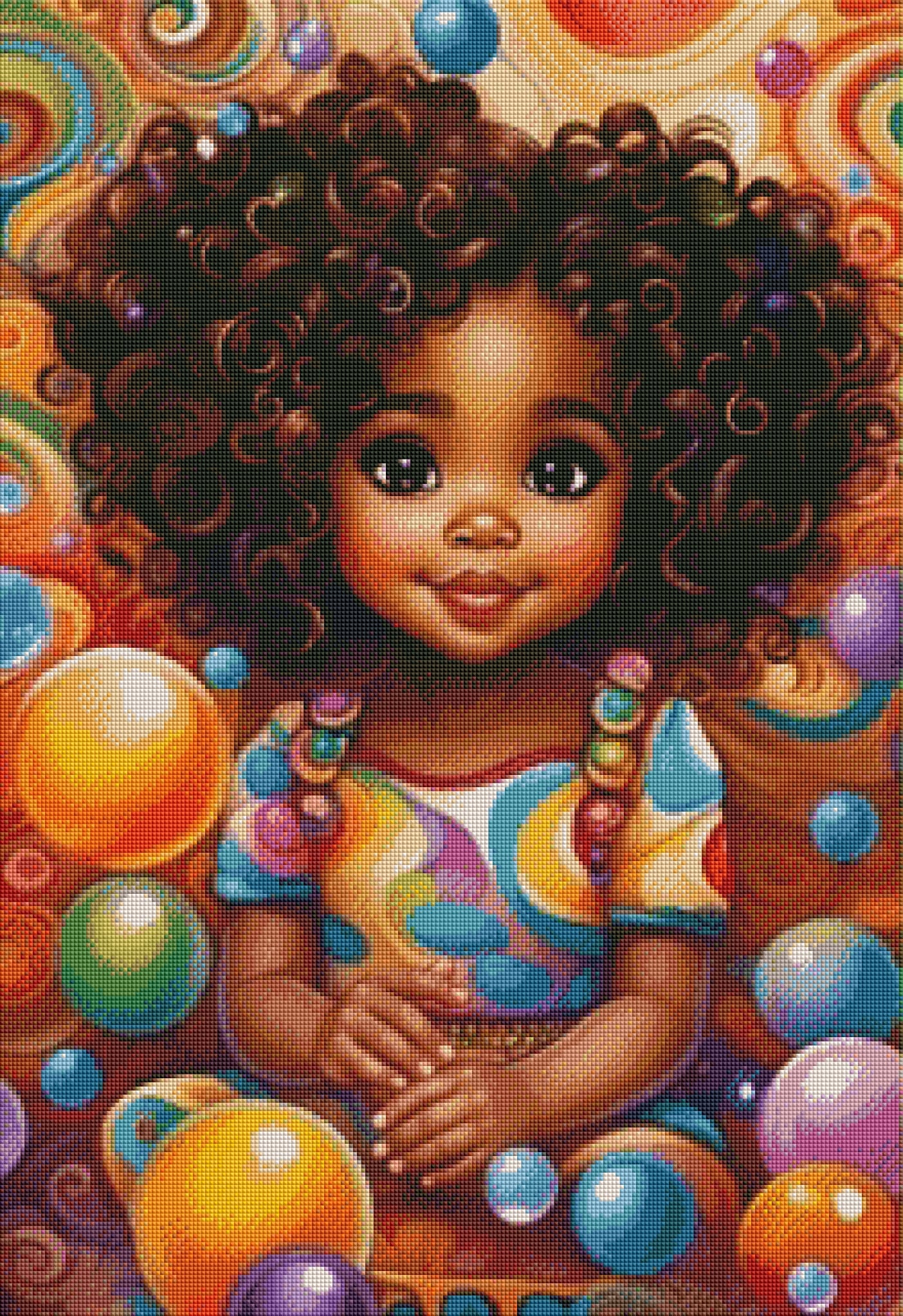 Little Miss Technicolor by Cindy Emery