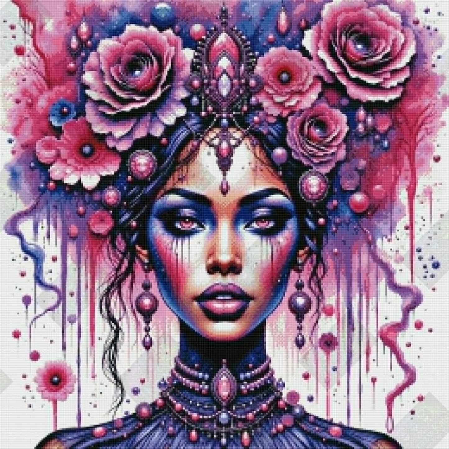 Bloom Of The Midnight Empress by Cindy Emery (Starting At 70 Colors)