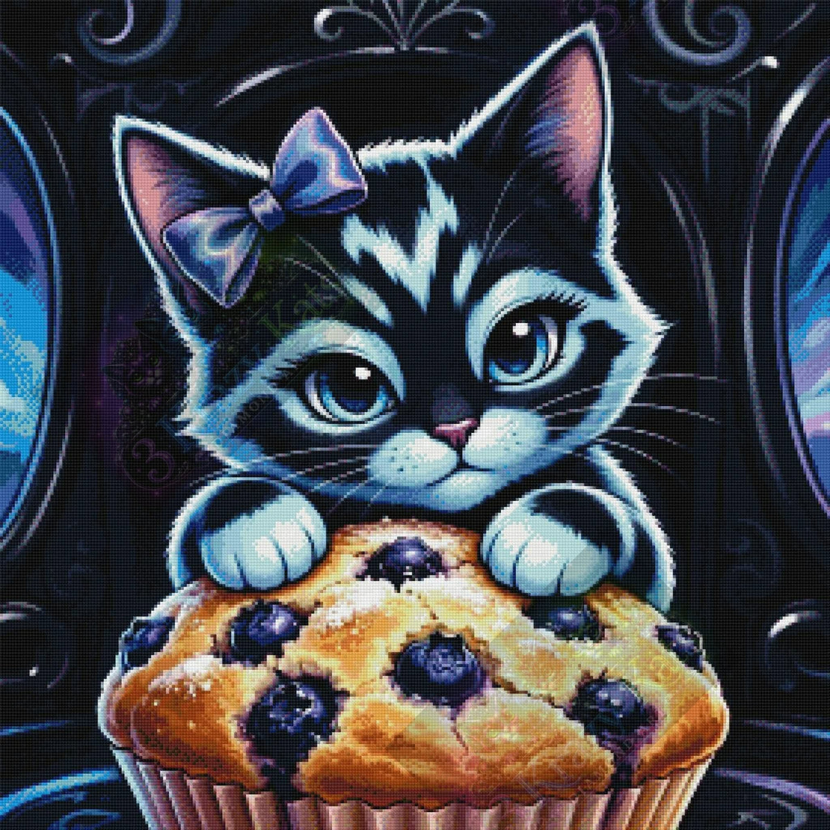 Blueberry Bandit by Taza Creations (Starting At 90 Colors)