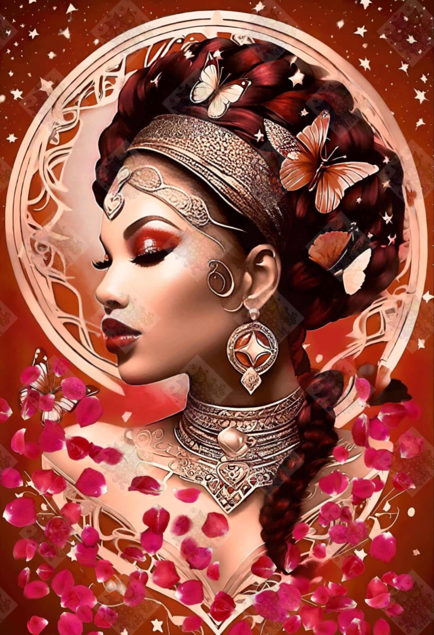 Butterfly Queen Red by Cindy Emery