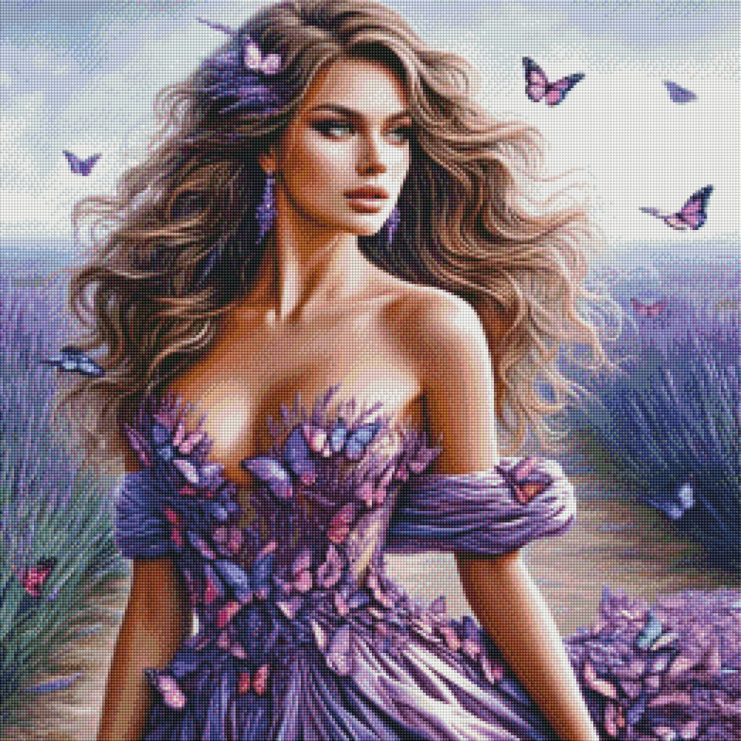 Maiden of the Amethyst Meadow by M.E. Divine Arts