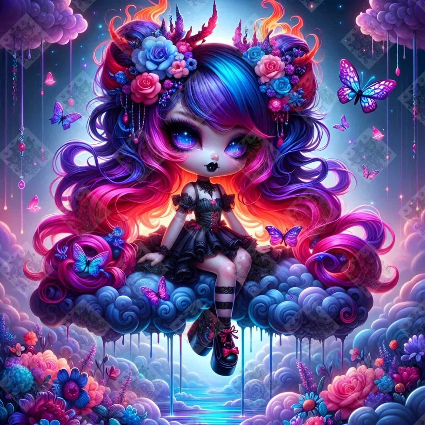Cloudborn Sorceress by Taza Creations