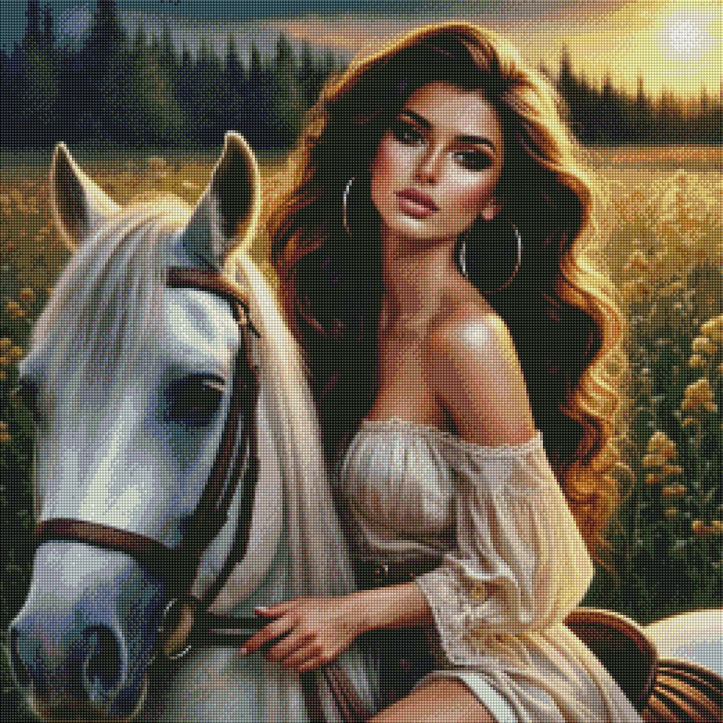 Sunset In The Saddle by M.E. Divine Arts