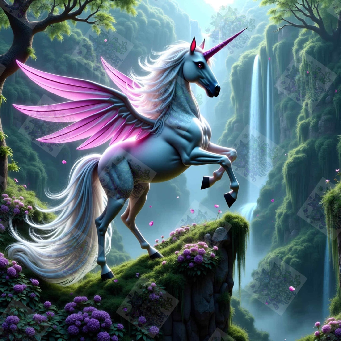 Echoes Of The Enchanted Falls by Taza Creations