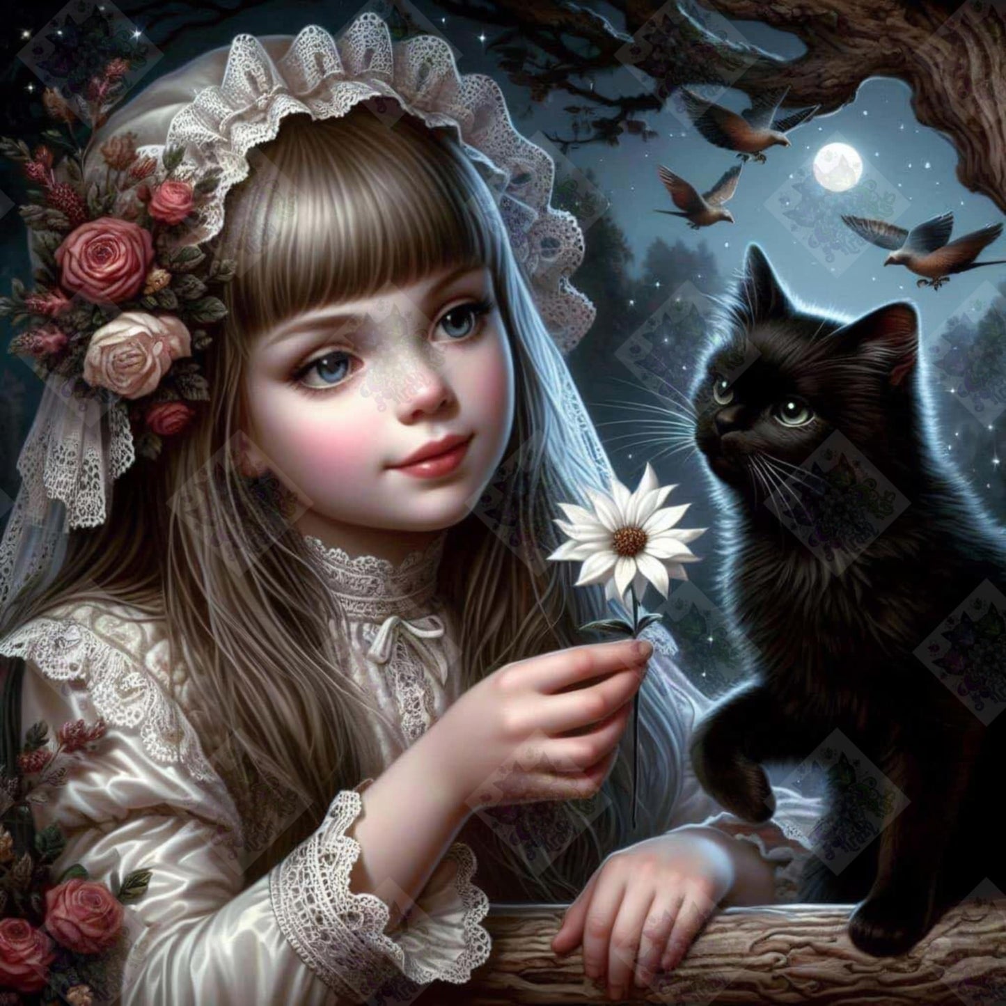 Elizabeth and Shadow by Theresa Raymer
