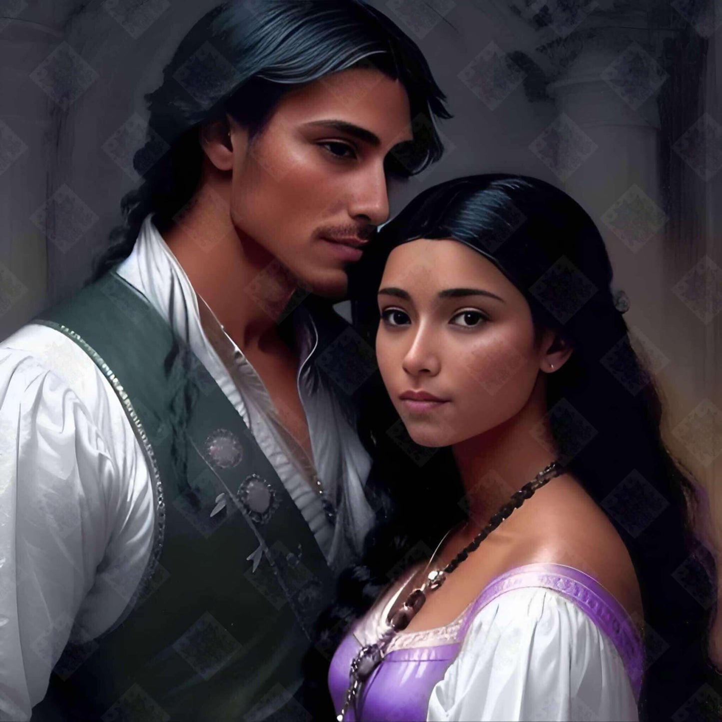 Esteban and Esmeralda by Cindy Emery