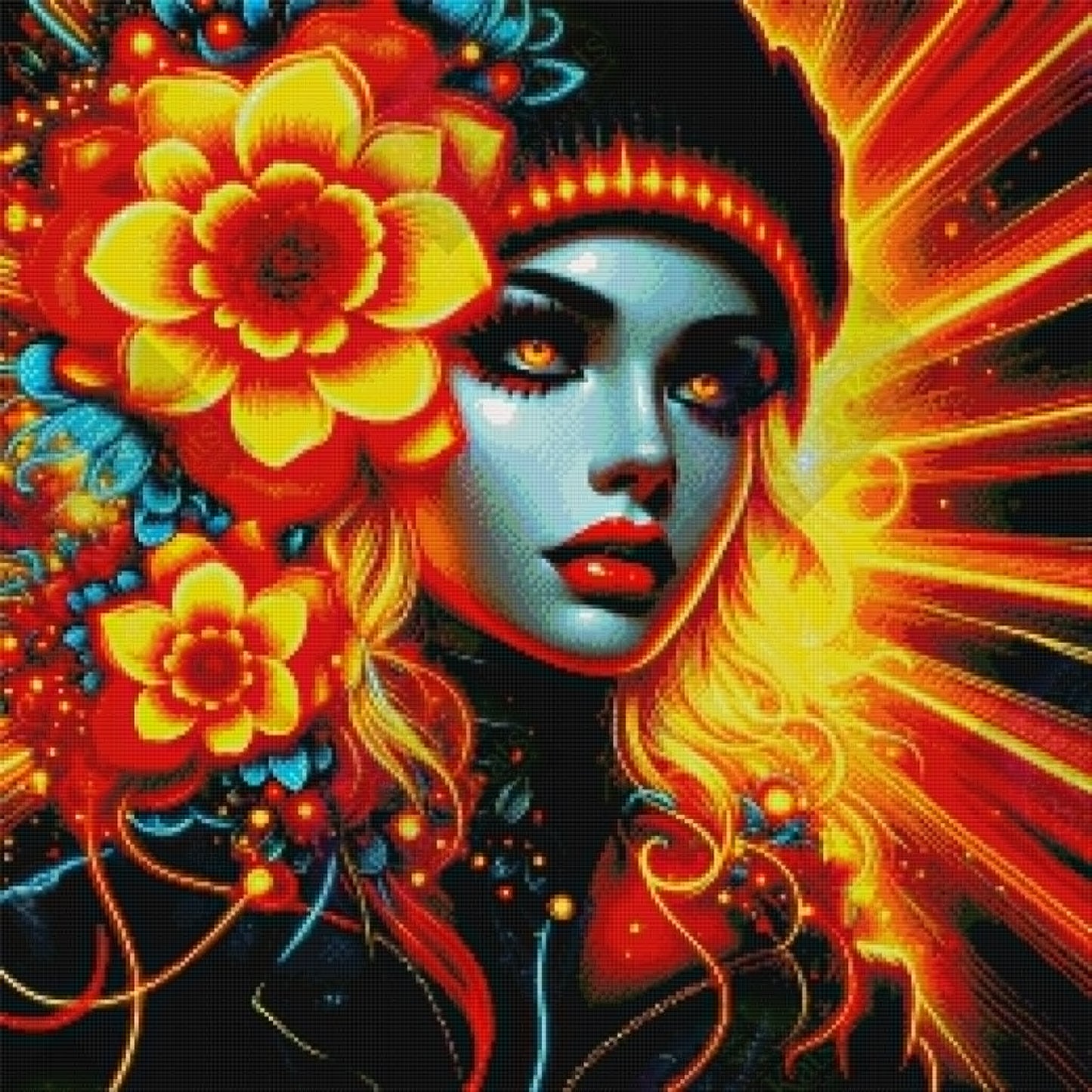 Flames Of Flora by Taza Creations (Starting At 80 Colors)