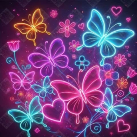 Crystal Butterflies by Theresa Raymer