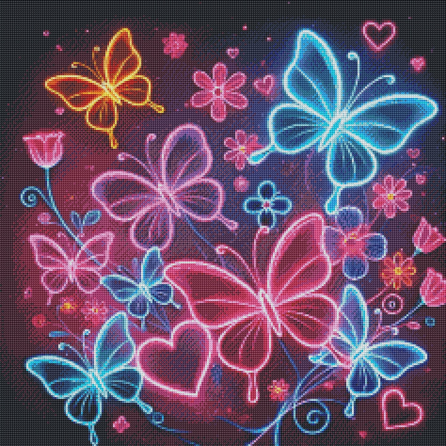 Crystal Butterflies by Theresa Raymer