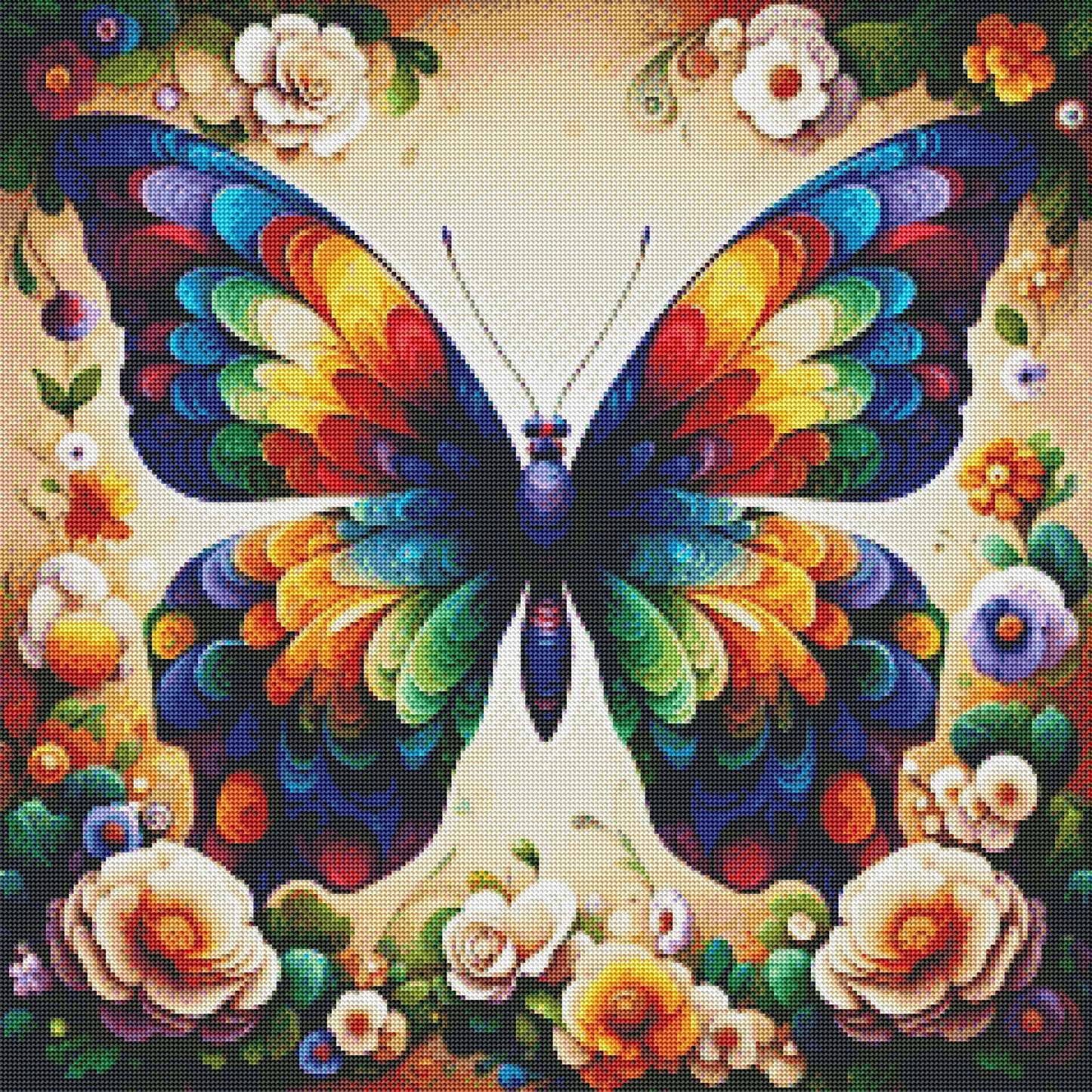 Vibrant Butterfly by Cindy Emery