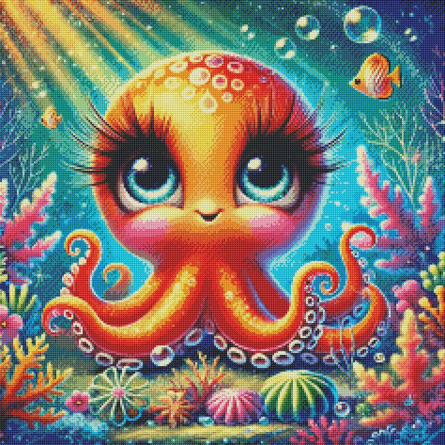 Bright Eyed Octopus by Theresa Raymer