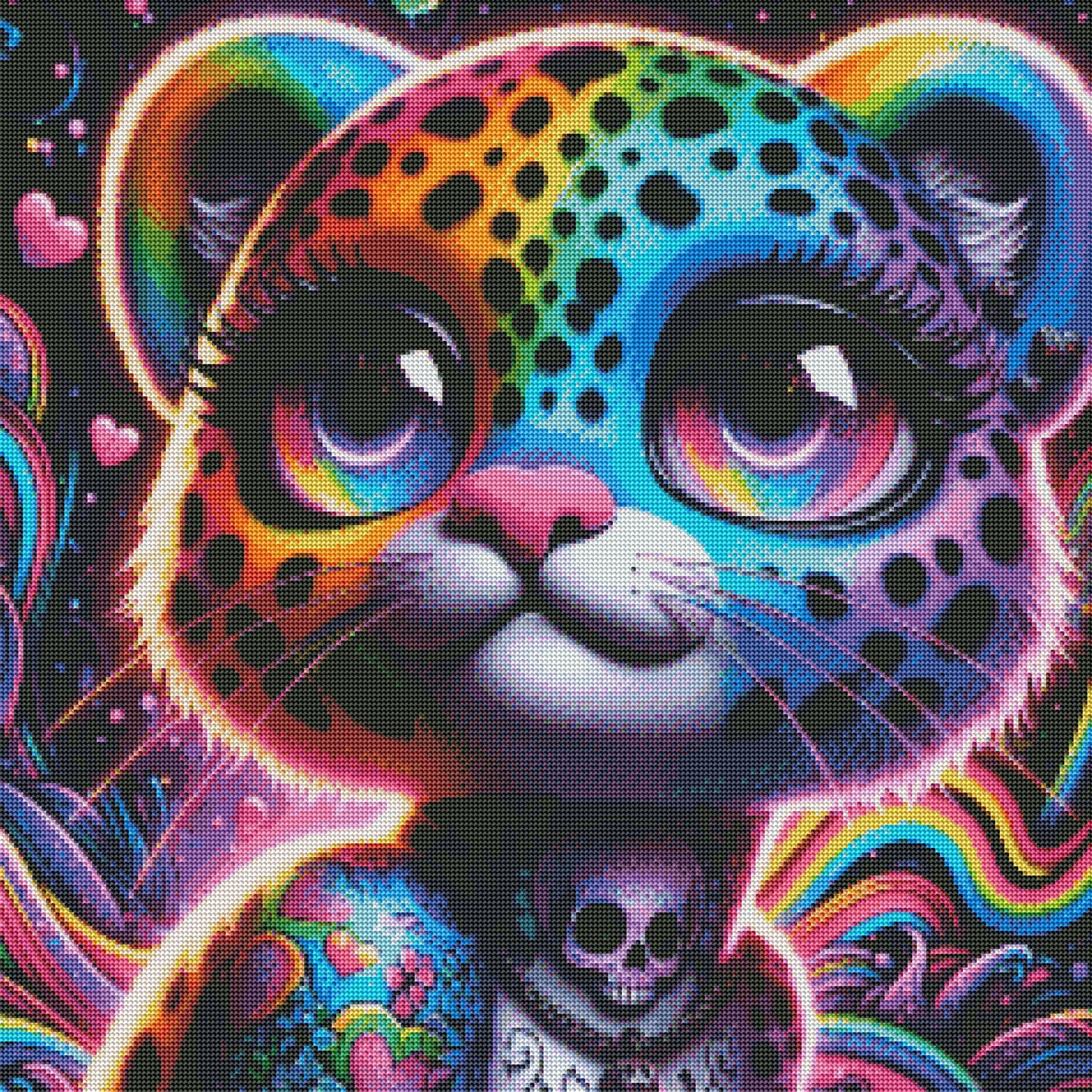 Technicolor Cat by Taza Creations