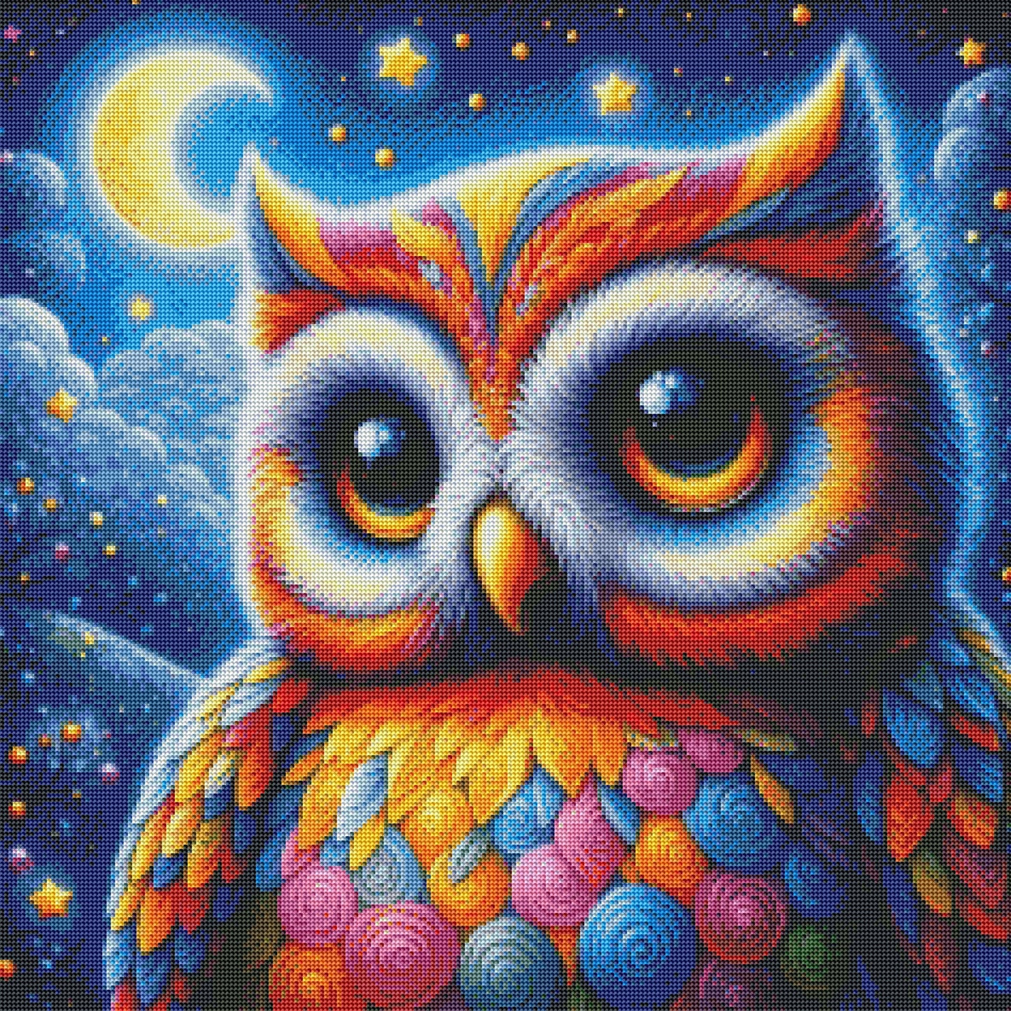 Rainbow Owl by Theresa Raymer