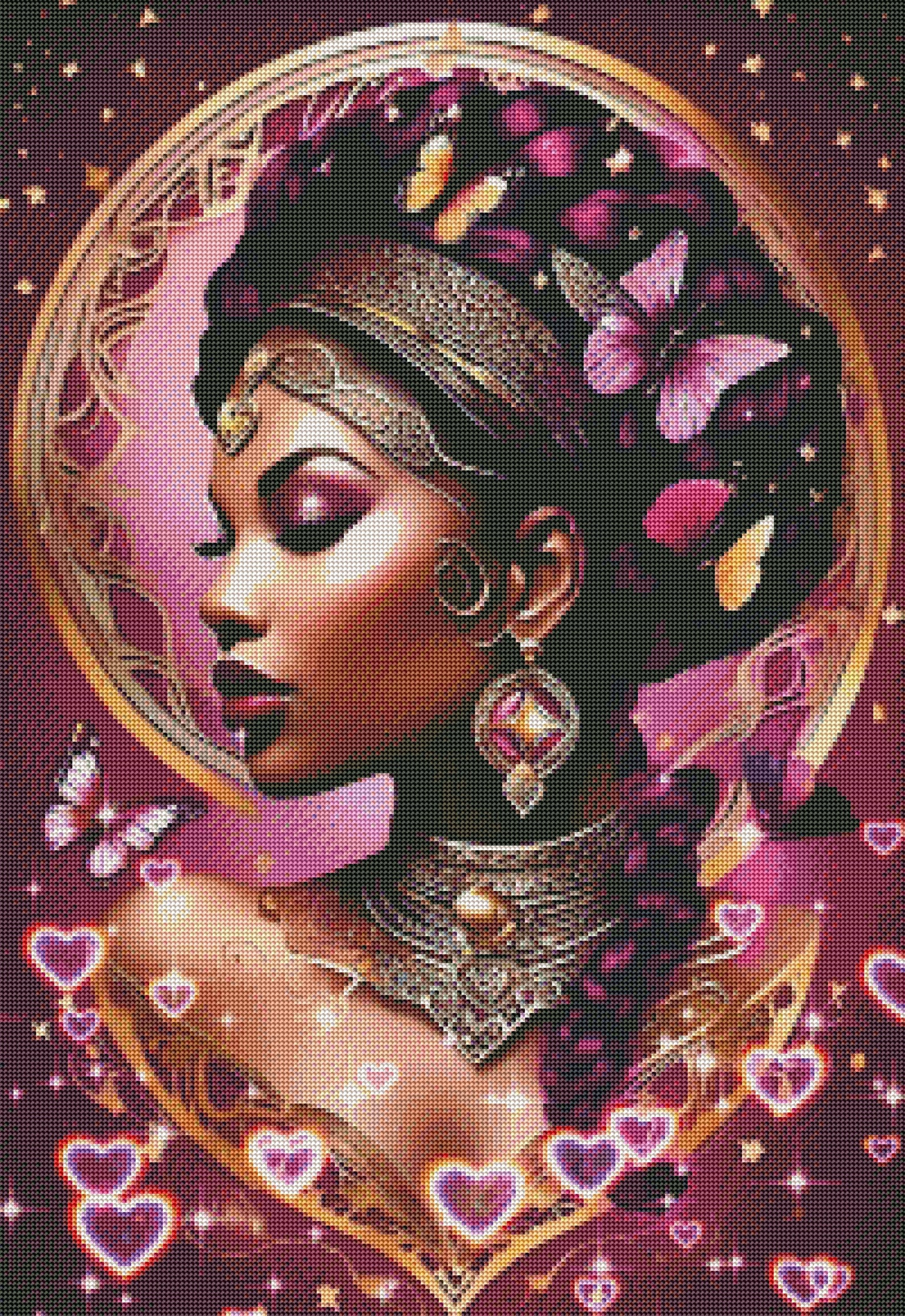 Butterfly Queen Purple by Cindy Emery