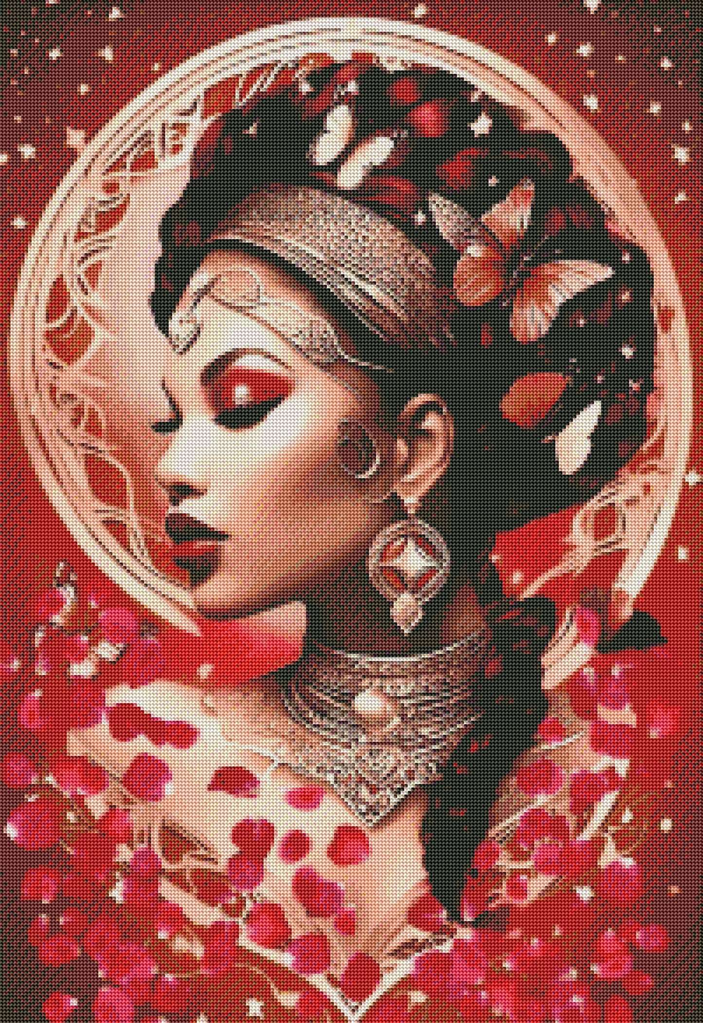 Butterfly Queen Red by Cindy Emery
