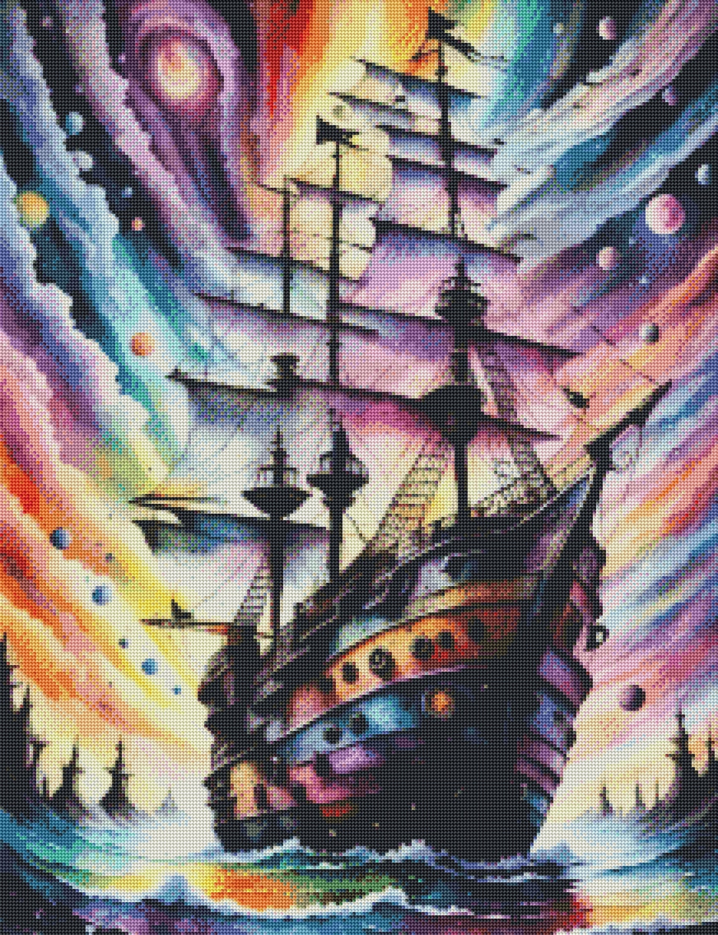 Over The Rainbow Ship by Cindy Emery