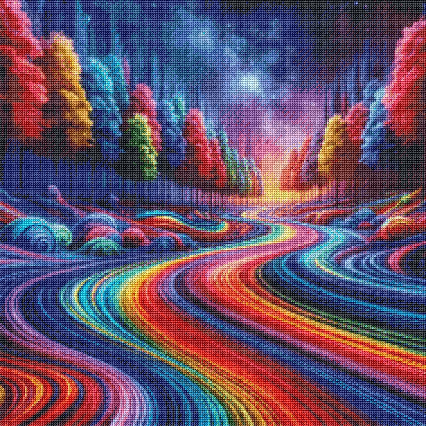 Rainbow Road To Nowhere by Stellar Designz